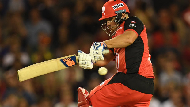 The Renegades' Aaron Finch found some form.