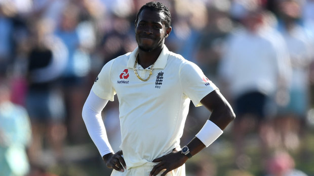 England's Jofra Archer was racially abused by a fan during the first Test against New Zealand in Mt Maunganui.