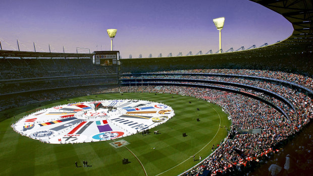 Digitally altered image: A twilight grand final at the MCG?