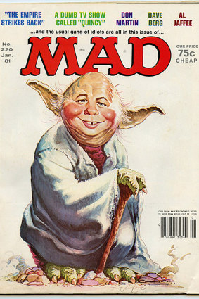 MAD magazine's Star Ward parody cover from January 1981.