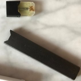 The Juul vaporiser is much smaller than earlier such e-cigarettes, making it easier to take a discreet puff.