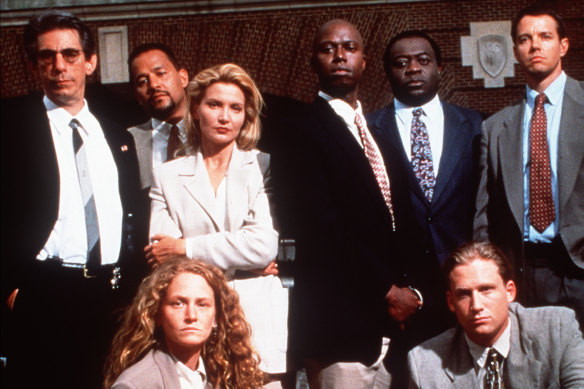 The cast of Homicide: Life on the Street, which first aired from 1993 to 1999, predating the so-called Golden Age of Television.