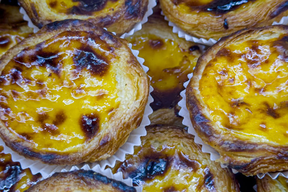 Portugal’s signature pasteis de nata.