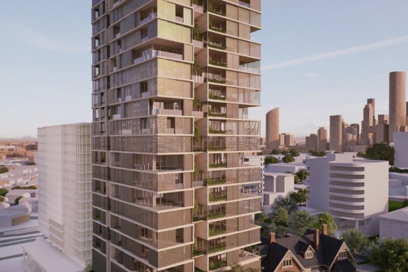 The building would tower over Shafston House.