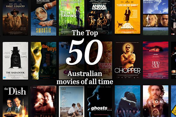 The top 50 Australian movies of all time: The logo over judges posters