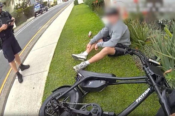 A 14-year-old boy's bike was seized as part of police Operation Bail on the Gold Coast this week.