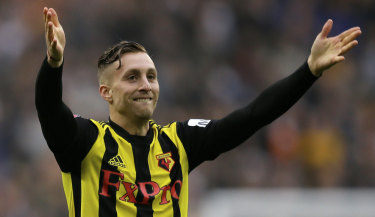 Gerard Deulofeu scored two goals for Watford to turn the tide against Wolverhampton Wanderers at Wembley on Sunday.