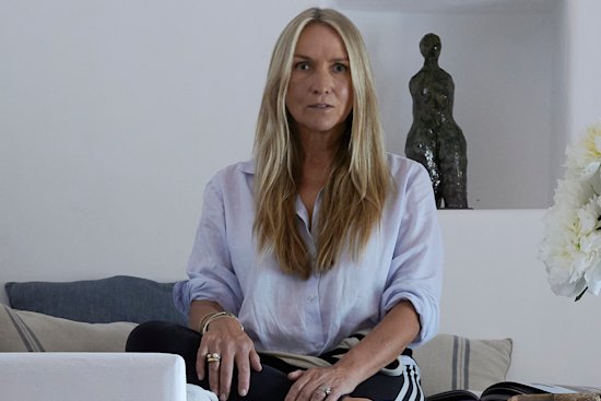 Collette Dinnigan at her home in Puglia, Italy.