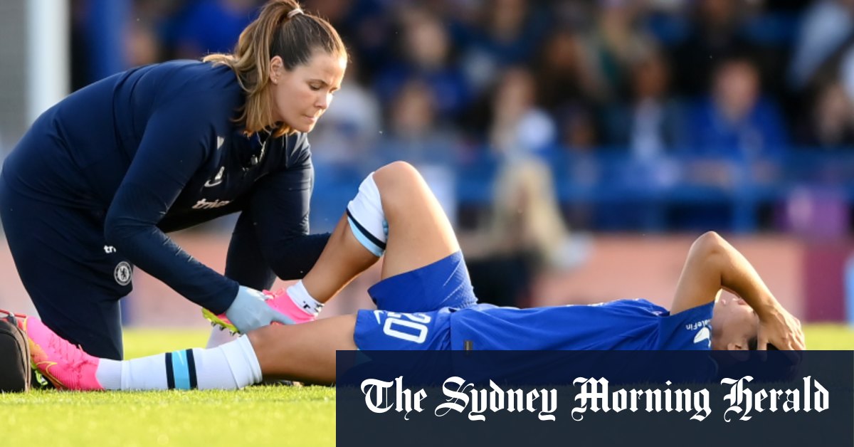 Sam Kerr injury scare weeks out from Women’s World Cup opener for Matildas