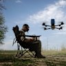 A Ukrainian drone pilot in the Kharkiv region of Ukraine in April. Ukraine has modified Chinese-made hobbyist drones for military use against the Russians.