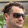 Anthony Koletti leaves Downing District Court on Thursday.