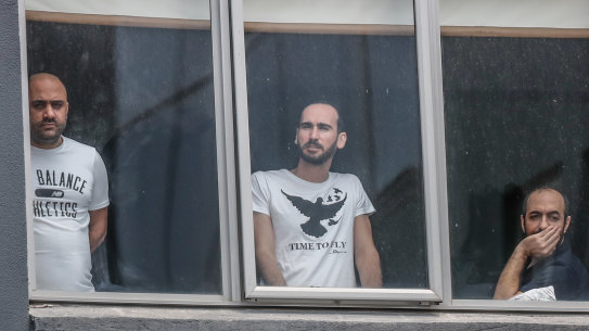 The first refugees were brought to Mantra on July 25. At least one of the men has been there since then.