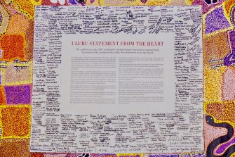 The Uluru Statement from the Heart.