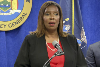 New York Attorney-General Letitia James.
