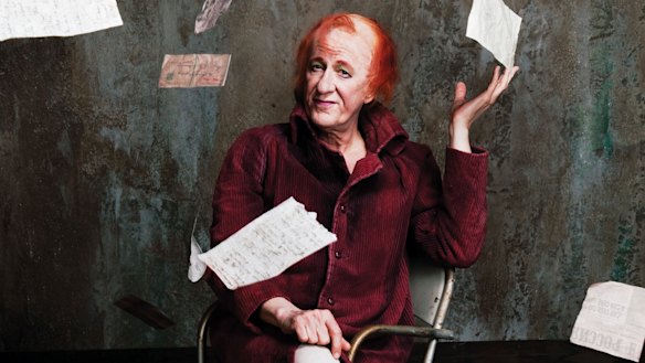 Geoffrey Rush in character for Diary of a Madman. 