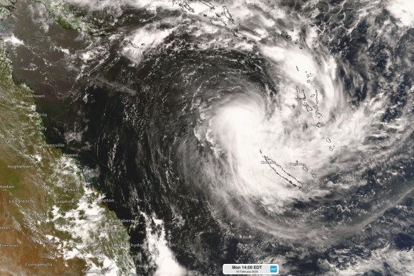 Tropical Cyclone Uesi has formed west of  Vanuatu and could track toward the eastern Australian coastline.