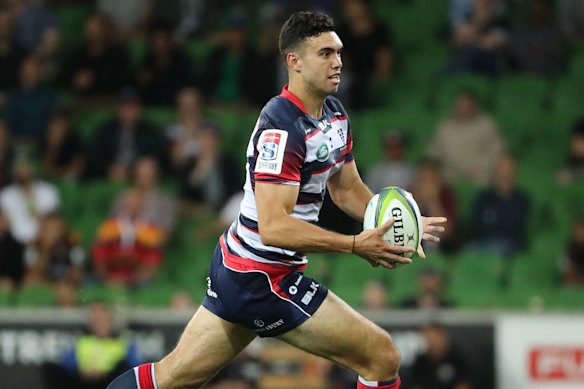 Jack Debreczeni at his first club, the Melbourne Rebels.