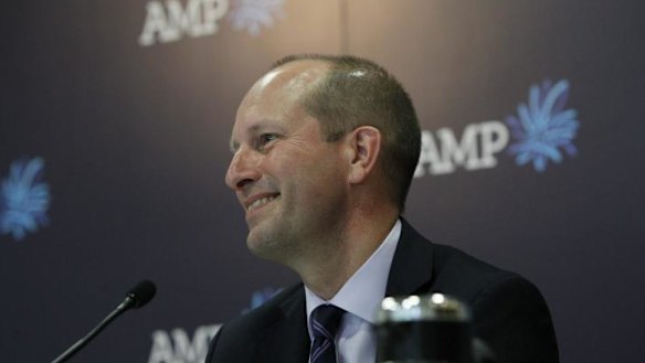 AMP chief executive Craig Meller announced he was stepping down on Monday.