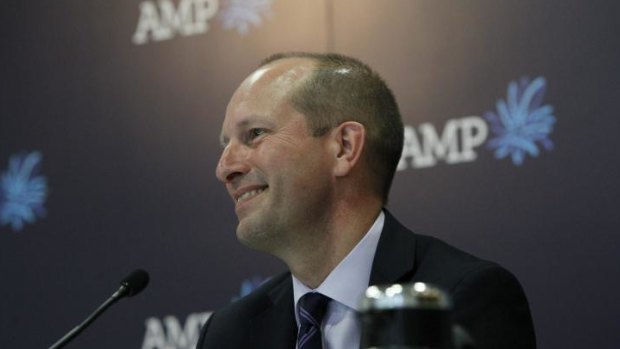 AMP chief executive Craig Meller announced he was stepping down on Monday.