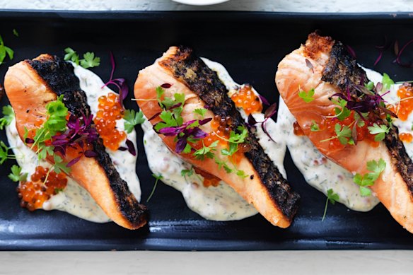 Light and crispy fish fillets with bucket loads of texture. 