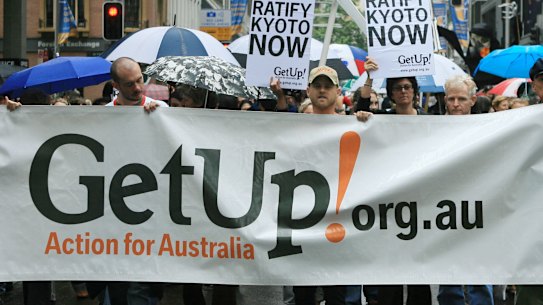 Scott Morrison wants to "revisit" a ruling by the Australian Electoral Commission that GetUp is an independent entity.