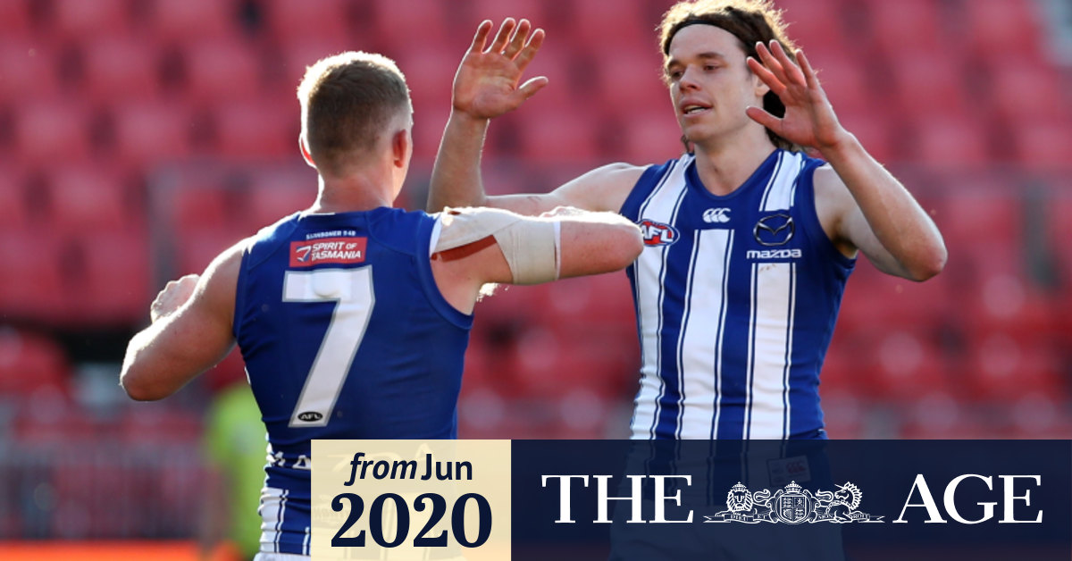 Afl 2020 North Melbourne Beat Gws Giants In Round Two