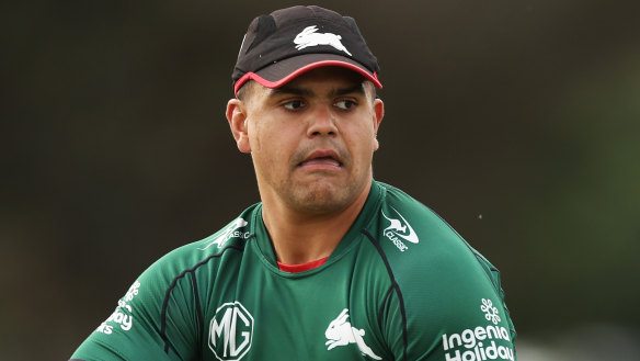Latrell Mitchell is back from suspension for Souths.
