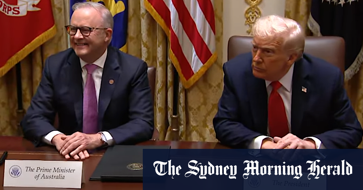 Sorry, China: Albanese and Rudd work up new tech deal for Trump