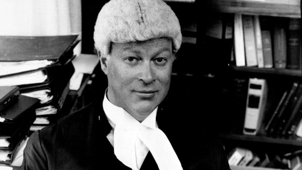 Justice David Hunt at the Supreme Court on April 30, 1980.