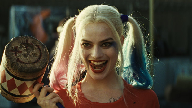 Margot Robbie as Harley Quinn in Suicide Squad.