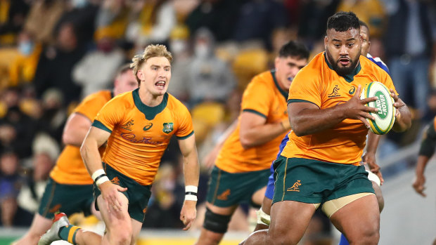 Taniela Tupou has been elevated into the starting side for the second Test.