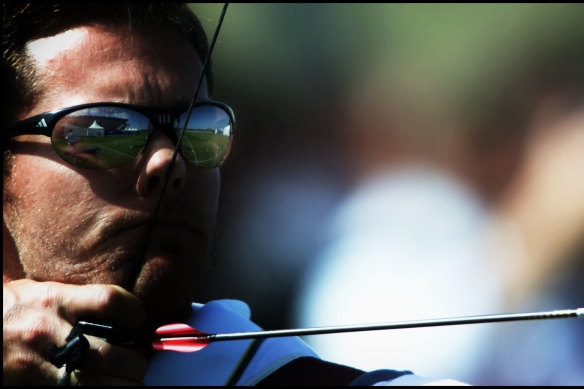 Simon Fairweather takes aim at the Sydney Olympics.