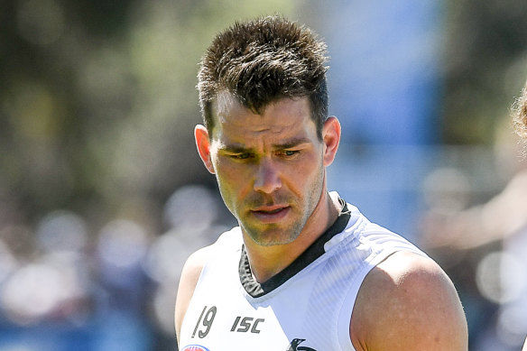 Collingwood's Levi Greenwood could return to face North Melbourne.