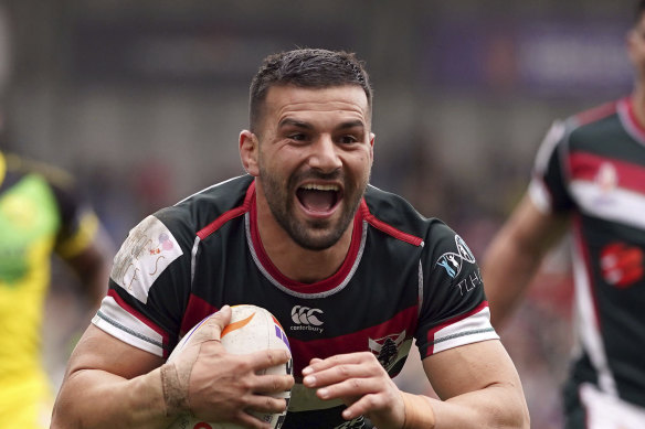 The un-signed Josh Mansour re-discovered his love for league playing for Lebanon at the World Cup.