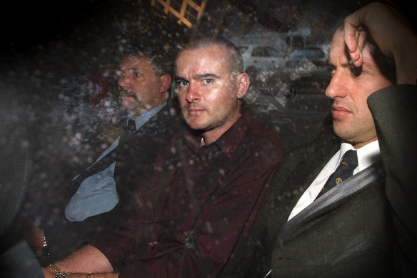 Matthew Wales on the day of his arrest in 2002.