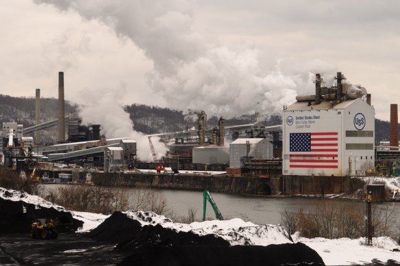 The US Steel’s Clairton Coke Works in Pennsylvania. The iconic company’s history dates back to 1901.