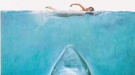 Jaws turns 50 in June 2025. Here’s its poster from 1975.