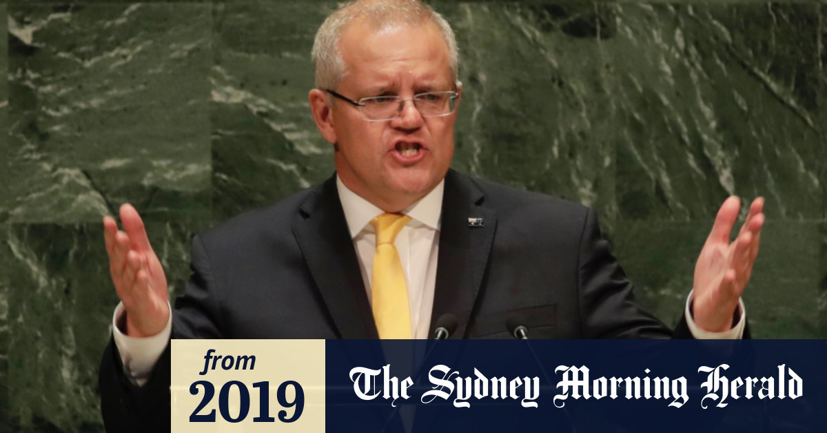 Scott Morrison Defends His Climate Change Record In Un Speech