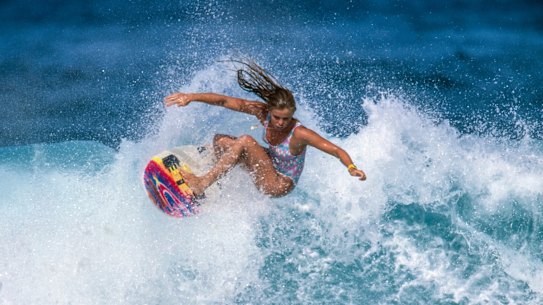Four-time world surfing champ Wendy Botha
