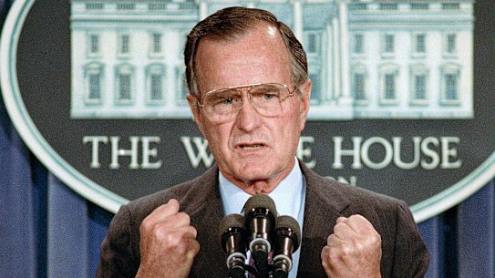 When the world fell apart, Bush gripped the wheel and kept his eyes on the road