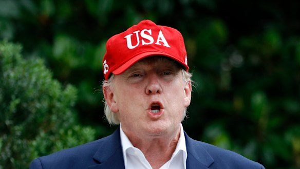 US President Donald Trump. 