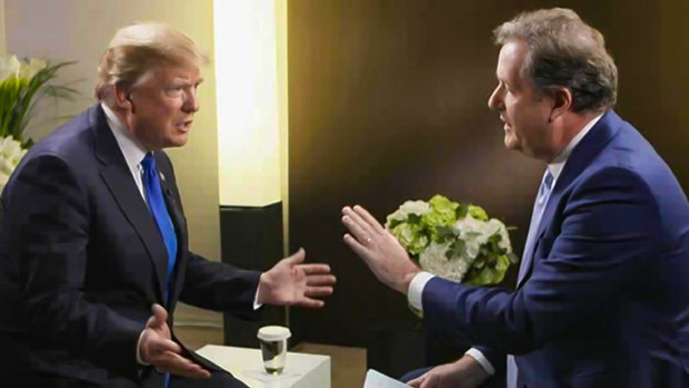 Piers Morgan was also once close to former US president Donald Trump before the pair fell out. 