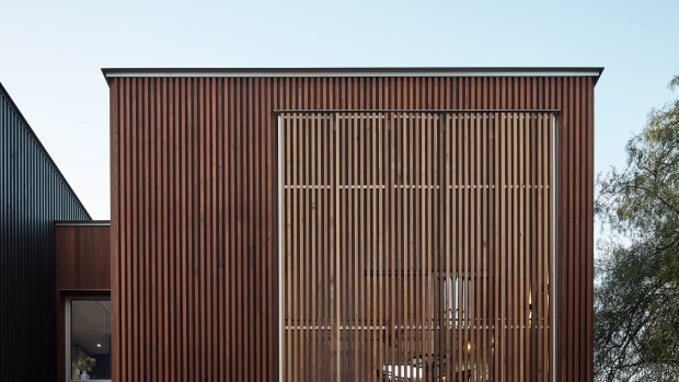 The double-fronted timber home was set within a heritage-listed streetscape.