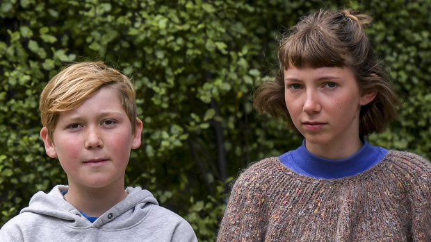 Callum Neilson-Bridgefoot (left) and Tully Boyle, Castlemaine students who helped set off an Australian campaign.