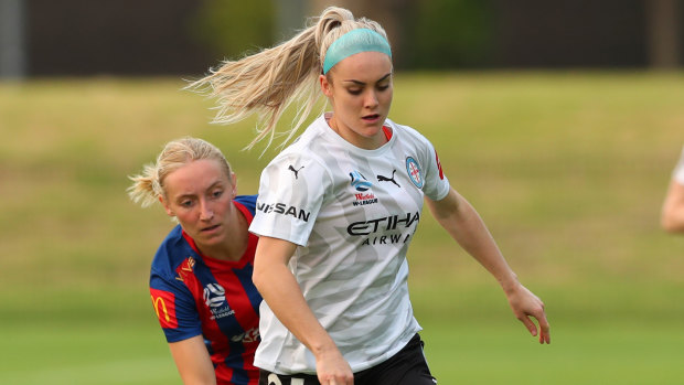 Ellie Carpenter says City have benefited from having a full squad on the track this week. 