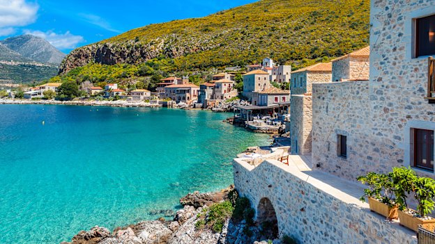 Limeni is a picturesque and historic fishing village on the Mani Peninsula of the Peloponnese.