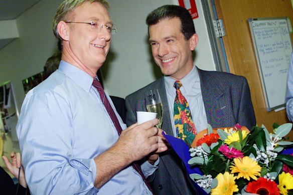 Tony Eastley and Richard Morecroft.