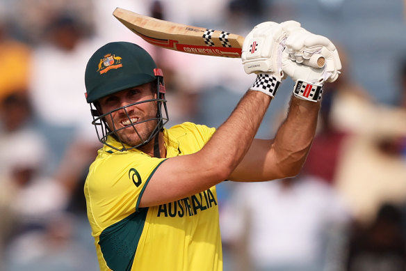 Mitch Marsh has shown his power at the top of the order.