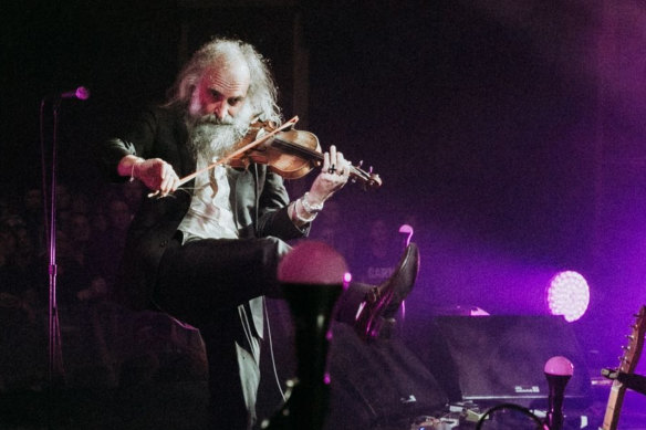 Warren Ellis of Dirty Three, which has released it first album in 12 years.  