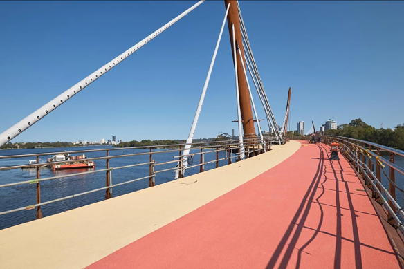 The new Boorloo Bridge.